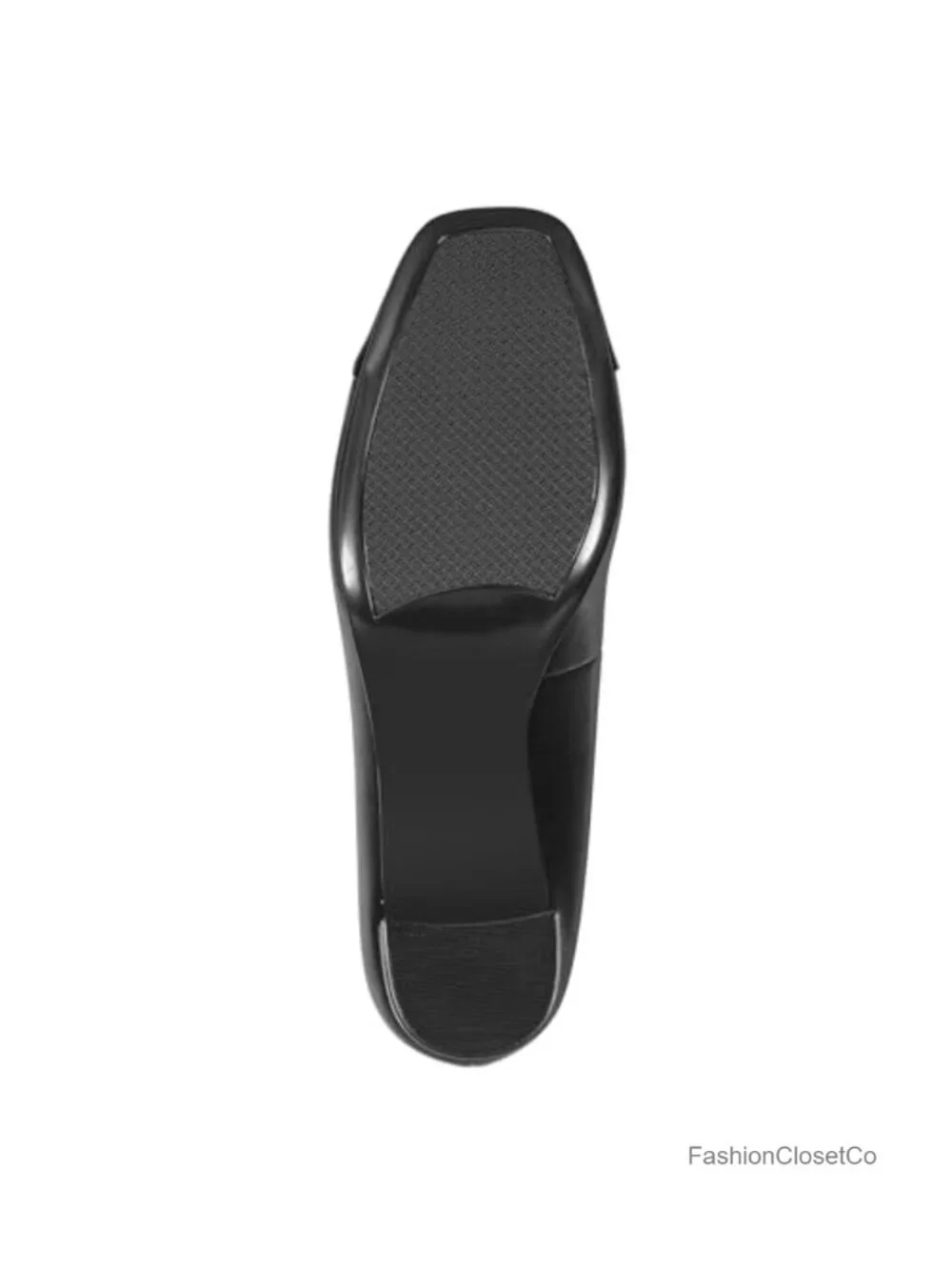Bandolino Candy Block Heel Pump Faux Leather Slip-On 2.2